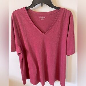Lane Bryant Red T-Shirt